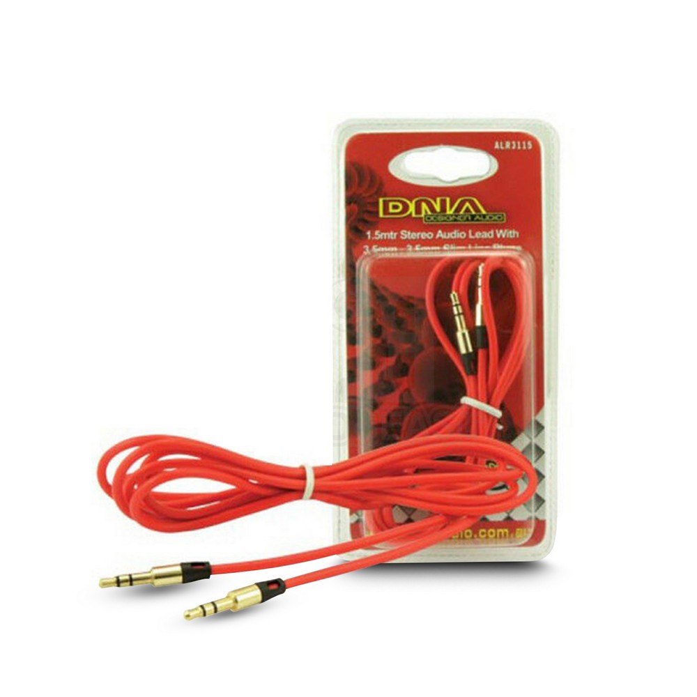 3.5MM TO 3.5MM STEREO AUX LEAD 1.5M