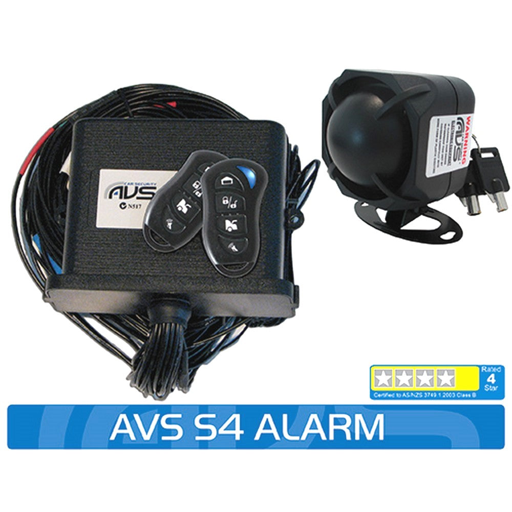 S4 AS/NZS STANDARDS CERTIFIED ALARM / IMMOBILISER