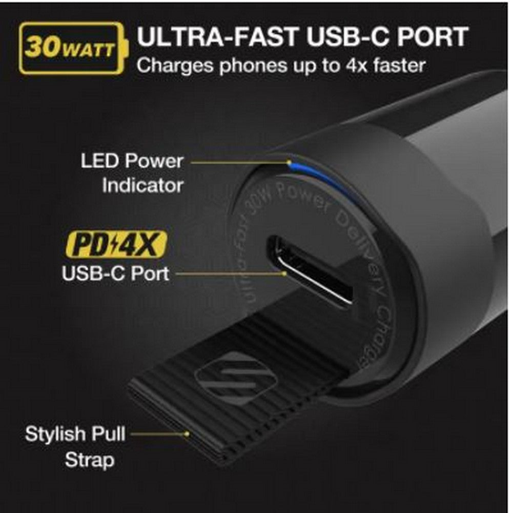 SCOSCHE CAR CHARGER  USB-C POWERVOLT PD30 POWER DELIVERY