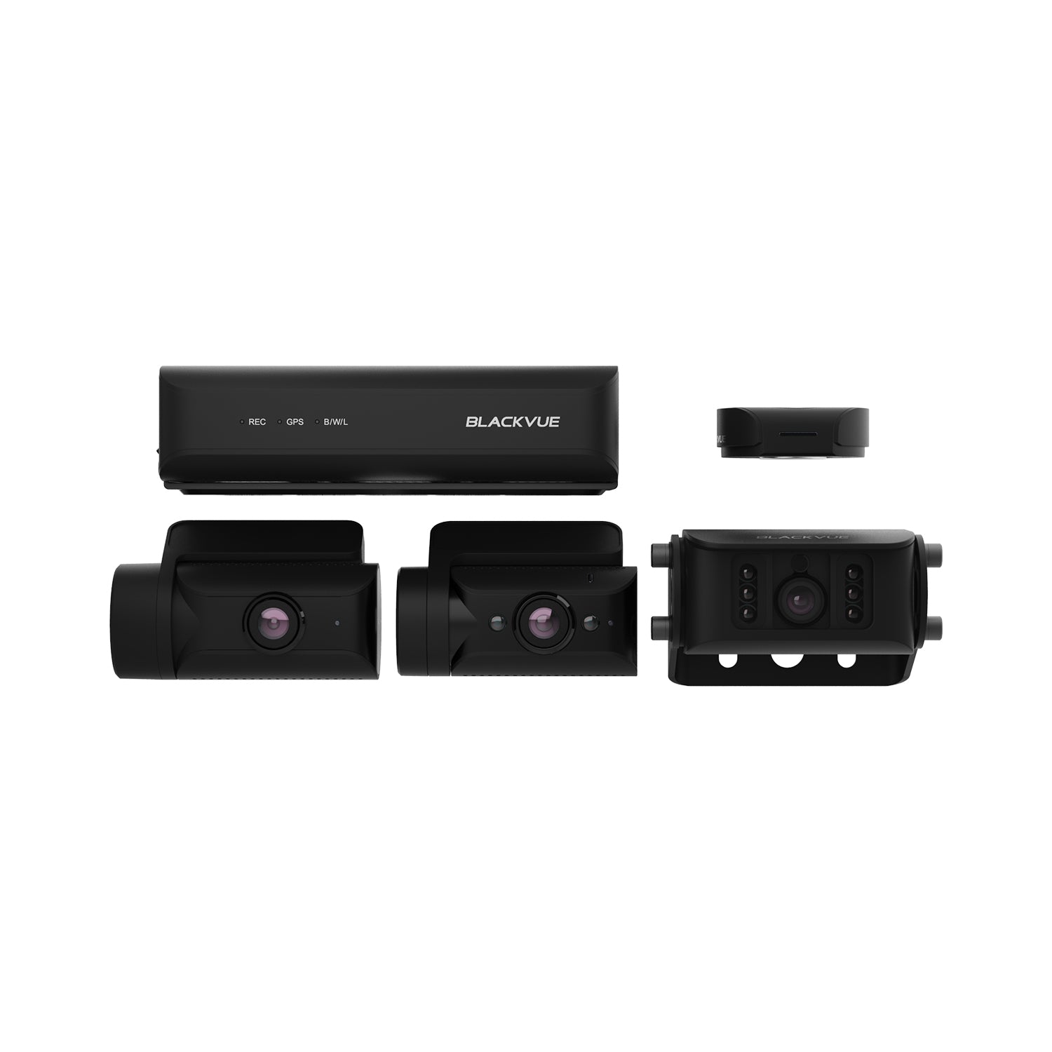 BLACKVUE DR770-BOX-TRUCK 3 CAMERA SYSTEM WITH CENTRAL RECORD BOX 1080 HD DASHCAM 64 GB