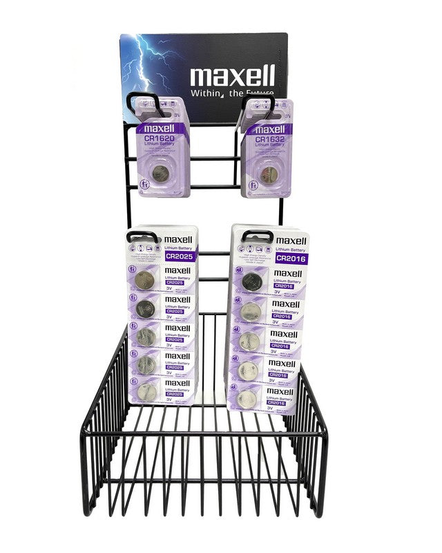 MAXELL BATTERY COUNTER STAND SMALL