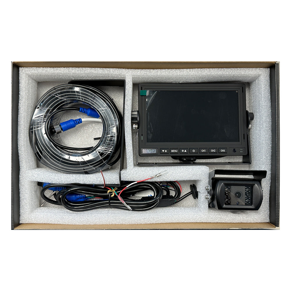 MONGOOSE 7" AHD/ HI DEF -  REAR VIEW SYSTEM -- 3 CAMERA INPUT