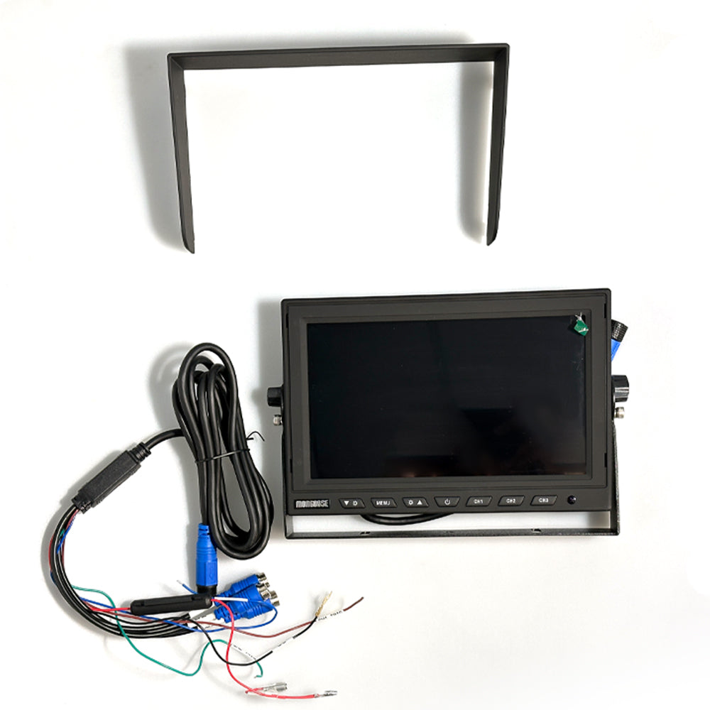 MONGOOSE 9" AHD 1080p  - REAR VIEW MONITOR  - 3 CAMERA INPUT