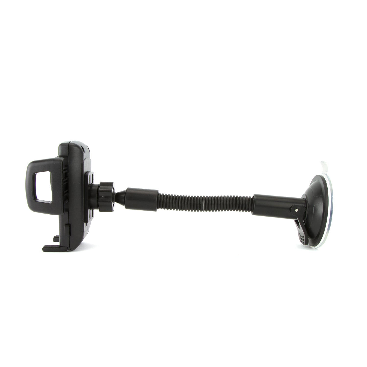 PHONE CRADLE WINDOW MOUNT GOOSE NECK WITH ADJUSTABLE CLAMP (39-80MM)