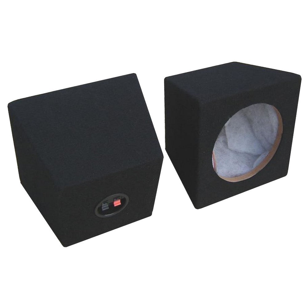 SPEAKER BOX 6.5" BLACK CARPET (PAIR)