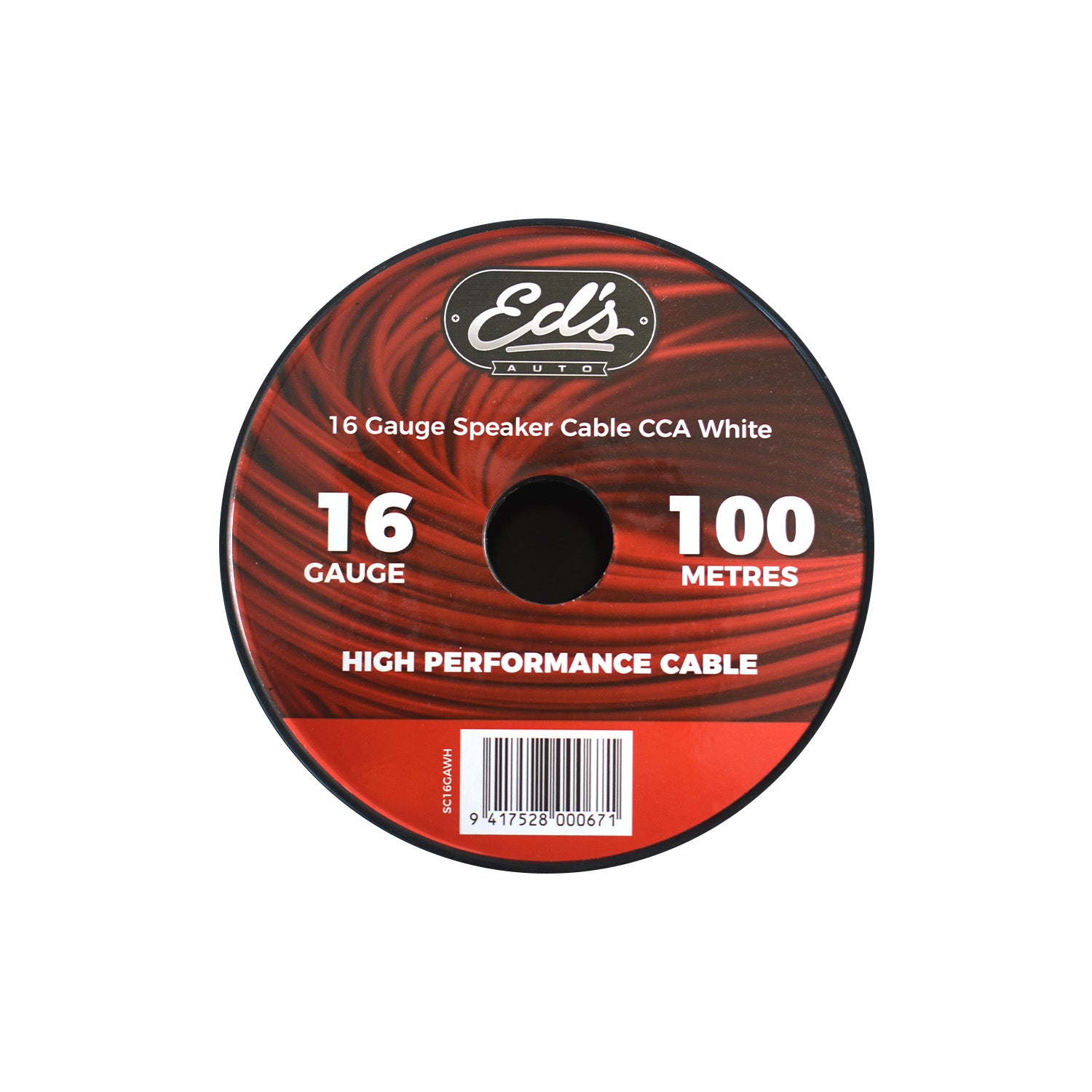 EDS 16 GAUGE SPEAKER CABLE CCA 100M WHITE