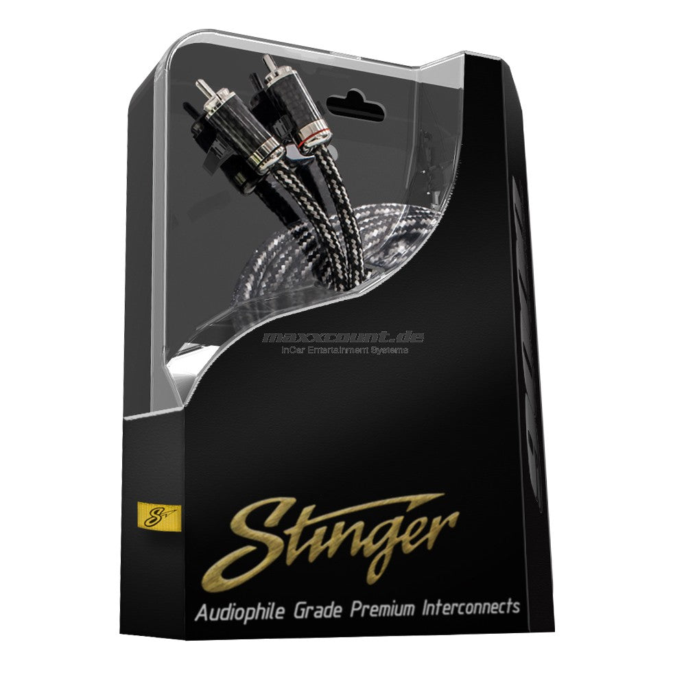 STINGER 5 METER OF 2-CHANNEL 9000 SERIES RCA CABLE