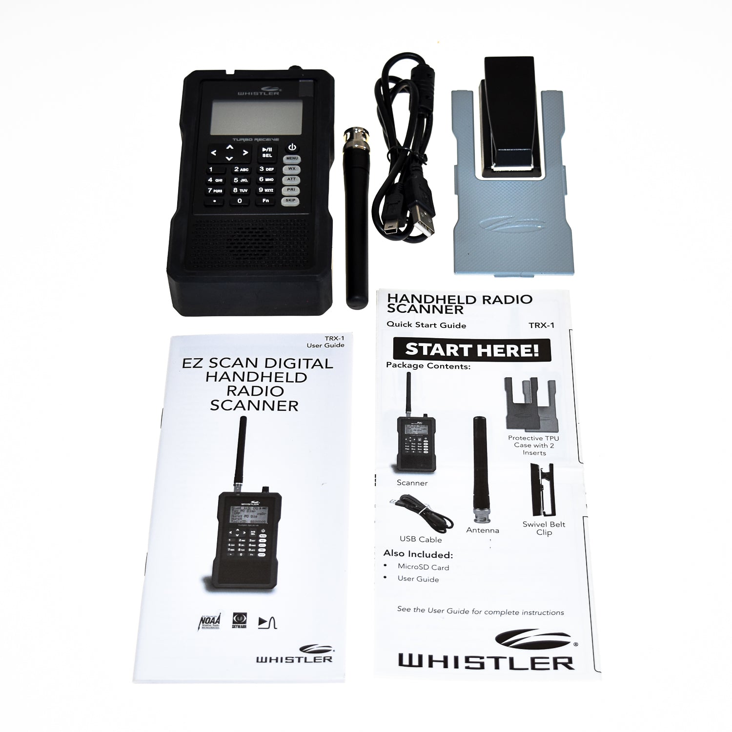 WHISTLER DIGITAL HANDHELD SCANNER RADIO