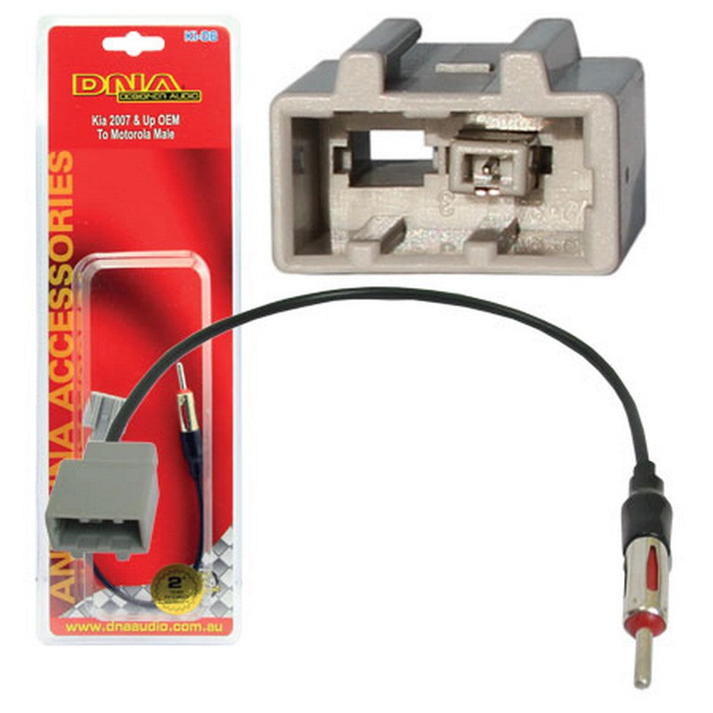 AERIAL ADAPTER KIA TO STANDARD PLUG (RECTANGLE PLUG)